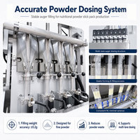 Machine d'emballage multi-voies à servomoteur CE pour sachets de poudre protéinée dans des boîtes en carton