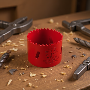 Sierra perforadora bimetálica de 2 1/4 pulgadas para cortar madera y metal - Product Image 3