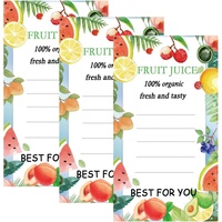 Étiquettes personnalisées en plastique pour bouteilles de jus, autocollantes, imperméables, pour bouteilles de 12oz, 8oz, 4oz, contenants en vrac, smoothies, cadeaux