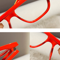 Bingkai Kacamata Optik Model Cat Eye Terbaru Wanita, Kacamata Trendy Berubah Warna, Kacamata Anti Cahaya Biru Fotokromik Wanita