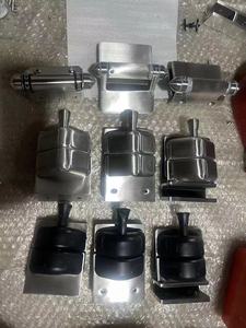 Paslanmaz çelik cam menteşeler bahar menteşe için 12mm cam korkuluk için havuz kapı kapısı demir malzeme güverte duvar merdiven - Product Image 3