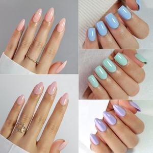 <span class=keywords><strong>Prix</strong></span> d'usine 32 pièces <span class=keywords><strong>Faux</strong></span> ongles <span class=keywords><strong>en</strong></span> <span class=keywords><strong>gel</strong></span> souple à presser, courts, forme amande carrée, 3D, artificiels, style French, <span class=keywords><strong>en</strong></span> gros - Product Image 3