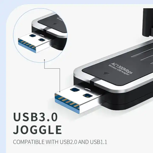 Chi phí thấp 1300Mbps tầm xa <span class=keywords><strong>wifi</strong></span> Dongle Móc Chìa Khóa Dongle <span class=keywords><strong>Wifi</strong></span> <span class=keywords><strong>USB</strong></span> trực tiếp <span class=keywords><strong>wifi</strong></span> Dongle cho Android TV Box - Product Image 3
