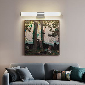 Modern Waterproof Aluminum LED <b>Wall</b> Lamp Black <b>Dimmable</b> 3500K Warm White Bathroom <b>Wall</b>-Mounted Linear <b>Wall</b> <b>Lights</b> - Product Image 3