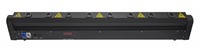 Barre de lumière à faisceau laser rouge simple 8 points DMX512 IP33 Ra80 en aluminium pour éclairage de scène de parc à thème