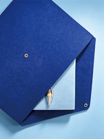 Porte-documents A4 personnalisé en feutre, organiseur de fichiers étanche, rangement de bureau, faible MOQ, impression de logo OEM