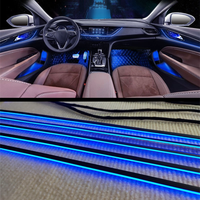 Kit d'éclairage d'ambiance pour voiture Symphony en gros, 6/10/14/18/22 en 1, LED RGB, contrôle par application, bande lumineuse acrylique, lampe d'ambiance