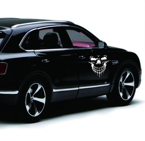Christmas Car Decoration Body Window Skull Decals Reflective <strong>Sticker</strong> Radium Adhesive Self Vinyl <strong>Stickers</strong> for <strong>Bus</strong> Truck Cars - Product Image 1