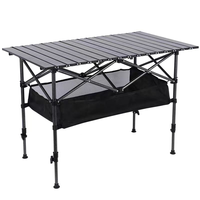 Meilleur Choix Table Pliante de Camping Moderne Légère 95cm avec Plateau et Pieds en Acier Carbone Robuste Résistante à la Rouille pour Extérieur et Plage