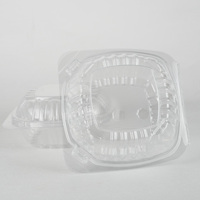 Boîtes d'emballage en plastique transparent jetables de qualité alimentaire en gros pour le pain, les gâteaux, les fruits, les biscuits, le chocolat et les collations