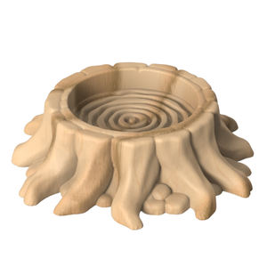 Tazón de Cerámica para Mascotas con Diseño de Tronco de Árbol, Moderno y Elegante, Ecológico y Duradero, para Perros y Gatos, para Marcas de Mascotas Personalizadas, Venta al Por Mayor, OEM, ODM - Product Image 1