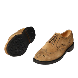 <span class=keywords><strong>Scarpe</strong></span> Derby Brogue Retrò Artigianali, <span class=keywords><strong>Scarpe</strong></span> Casual in Pelle da <span class=keywords><strong>Uomo</strong></span>, <span class=keywords><strong>Scarpe</strong></span> da <span class=keywords><strong>Uomo</strong></span> in Vera Pelle Scamosciata Stile Britannico per Business - Product Image 3