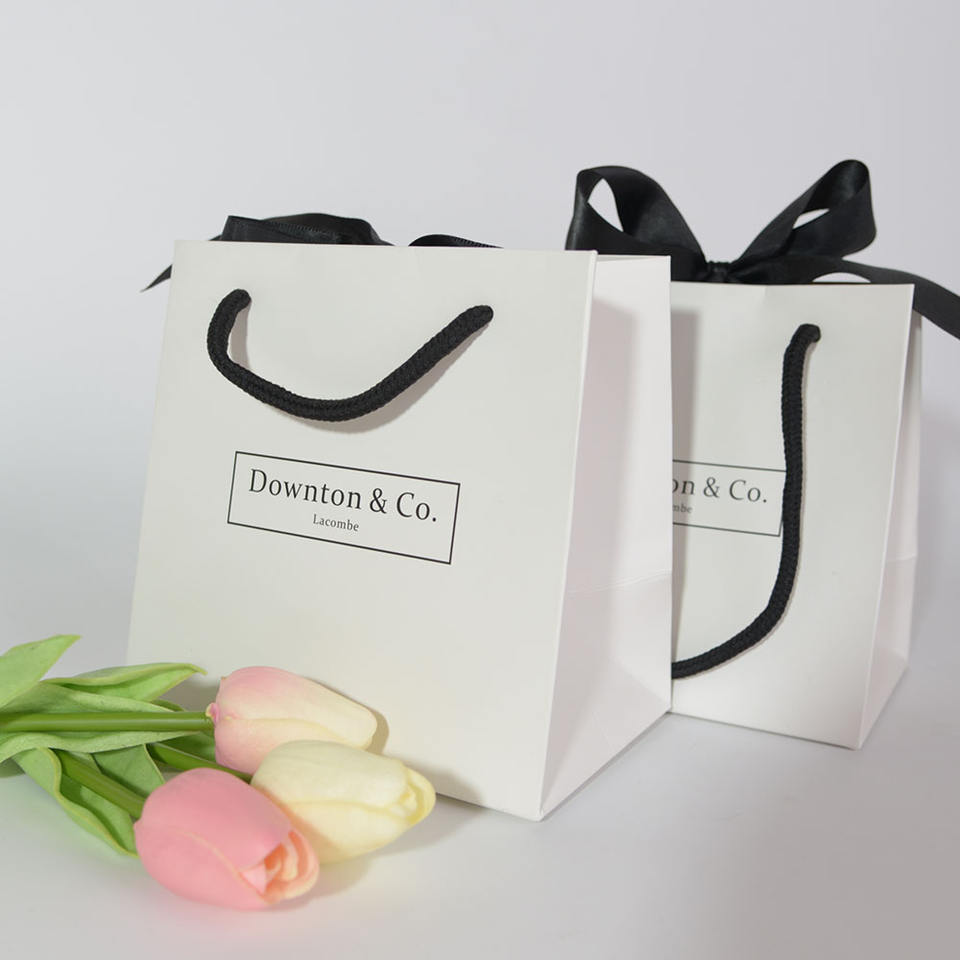 Wholesale Ribbon Handle Packaging Bag Retail Jewelry Luxury Wedding ...