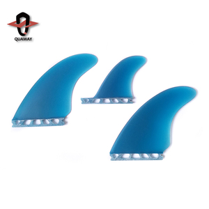 Aletas de tabla de Surf de doble Pestaña de fibra de vidrio, conjunto de tres aletas MR <span class=keywords><strong>Twin</strong></span> + estabilizador Power <span class=keywords><strong>Twin</strong></span> + remolque - Product Image 2