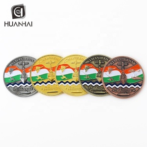 Moneta Personalizzata con Logo Aziendale, Design 3D, Ancora in Bronzo Antico - Product Image 2