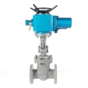 Vanne à opercule motorisée à commande 4-20mA, haute qualité, ANSI 150LB, 304, 316, JIS 10K, 1.6MPa, WCB, AC380V, à brides - Product Image 2