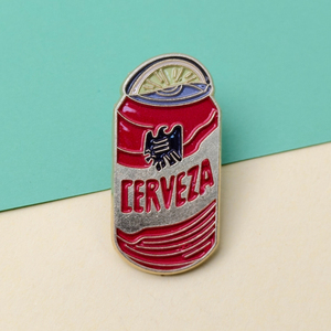 Pin Esmaltado de <span class=keywords><strong>Cerveza</strong></span> con Limón, Broche Mexicano para Fiesta, Accesorio para Amantes de la <span class=keywords><strong>Cerveza</strong></span> y la Fiesta, para Chaquetas y Mochilas - Product Image 2