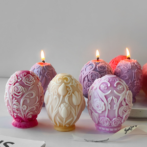 FRHY DIY Animal-shaped Creative <b>Candles</b> Easter Bunny and Egg Aromatherapy <b>Candle</b> Soy Wax Essential Oil Scented <b>Candle</b> - Product Image 3