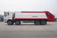 Camion compacteur de déchets Shacman Automobile Delong F3000 8*4