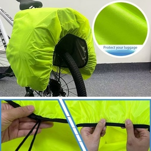 מכירות חמות של תיק אופניים כיסוי גשם עמיד למים עם שוליים אלסטיים קומפקטי קל משקל לטיולים בחוץ וקמפינג - Product Image 5