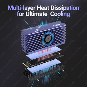 JEYI fabrika <span class=keywords><strong>M</strong></span>.<span class=keywords><strong>2</strong></span> 2280 NVMe/NGFF/PC SSD soğutucu sessiz Fan ve mg-al alaşı<span class=keywords><strong>m</strong></span> soğutucu ile termal silikon ped stokta - Product Image 6