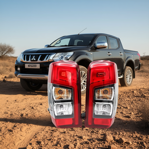 Nextmile Led Tail Lights For Mitsubishi L200 Triton 2015 2021 Red Lens <b>12V</b> Replacement Auto <b>Lighting</b> - Product Image 2