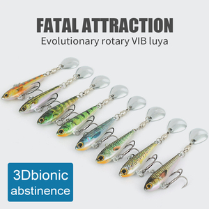 LUSHAZER <strong>Jigging</strong> 3D Print Fishing Lure <strong>Jigging</strong> <strong>Casting</strong> Carp Artificial Hard Bait Pesca Lead Fishing Bait VIB Rotating Tail VIB - Product Image 2