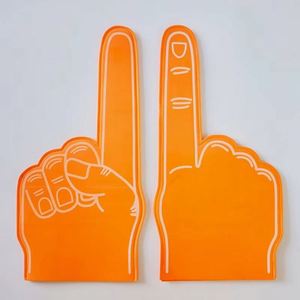 Guantes con Logotipo de Diseño Personalizado, Grandes, para Promociones, Fiestas, Estadios, Animación, Dedos de Espuma Multicolores - Product Image 4