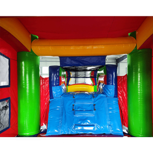 การออกแบบที่สวยงามสวนสนุกบ้านตีกลับปราสาทเด็กสไลด์ตีกลับทําให้พอง - Product Image 5