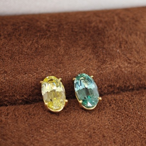 UM Platinum(PT900) Stud <b>Earrings</b> Wholesale Lab-Grown <b>Diamond</b> Unisex/<b>Men</b>/Women Daily Wear Anniversary Wedding Gift NGTC Party - Product Image 4