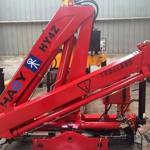 Camion-grue hydraulique articulé à bras pliant de 4 tonnes avec boîte de vitesses et pompe, hauteur de levage de 10,6 m, vente chaude - Product Image 5