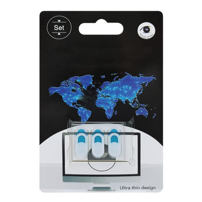 3PCs Oval blanco + paquete de la tarjeta