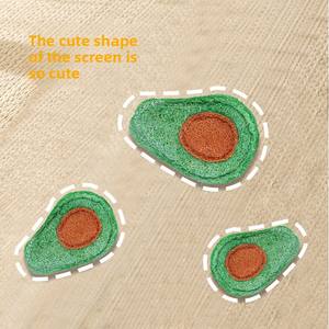 Jouets pour chats en forme de gourde de soie avec herbe à chat pour soulager l'ennui, jouets pour chat pour le nettoyage des dents et la mastication, fournitures d'hygiène dentaire, avocat - Product Image 3