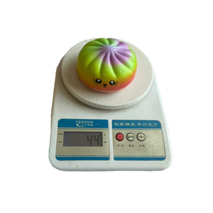 Juguetes blandos de dumplings coloridos, de TPR suave, de subida lenta, antiestrés, para apretar, arcoíris, para niños de 5 a 7 años - Product Image 6