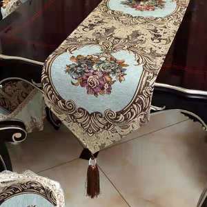 Jacquard Shiny Sequin Rose <strong>Gold</strong> Customizable <strong>Table</strong> <strong>Runners</strong> for Family Dinners Gatherings Wedding Christmas Decoration - Product Image 3