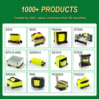 Transformateur miniature haute fréquence EFD20 SMD, conception à noyau plat pour carte d'assemblage d'alimentation PCB