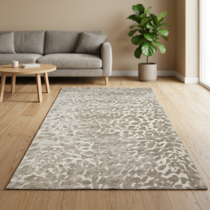 Tapis moderne en laine française tufté à la main, antidérapant, couleur unie, à poils moyens, pour cuisine, salle à manger et salons - Product Image 2