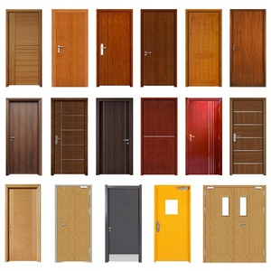 Placage de noyer noir Intérieure Affleurante Porte en <span class=keywords><strong>bois</strong></span> Avec Serrure de Porte Coulissante YH-705 - Product Image 4