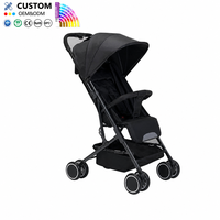 Poussette pliable en acier à haute teneur en carbone de bonne qualité, landau léger de luxe pour bébé, landau heureux, vente en gros