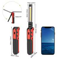 5W COB travail lumière Portable pliable COB LED lampe de travail lampe de poche torche classique inspection magnétique réparation travail lumière pour voiture