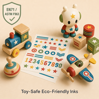 Autocollants personnalisés pour toboggans aquatiques, kits de modélisme, figurines en PVC et ABS, encre écologique, couleurs assorties or et argent, faible MOQ