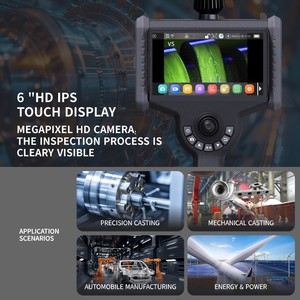 Cámara Boroscópica UV de 3.9mm con Doble Fuente de Luz, Endoscopio Impermeable IP67 para Identificación de Fugas en Líneas de Combustible de Aviones - Product Image 2