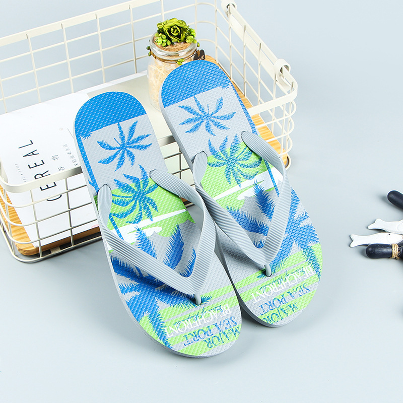 2023 Men's Flip-flops Non-slip PVC PE Casual Outdoor Slippers Manufacturers Wholesale