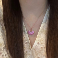 Nouveau Collier Pendentif pour Femme en Argent S925 avec Pendentif Ruyi Ping An, Bijou de Mode Exquis de Haute Qualité pour les Occasions Décontractées et les Mariages