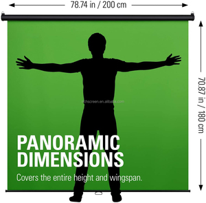 Manueller Pulldown-Hintergrund Green Screen Hintergrund Zusammen klappbare Wand halterung x cm - Product Image 2