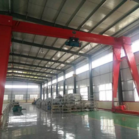 Pont roulant industriel monopoutre OLG avec palan, capacité 50 tonnes, hauteur de levage max. 25 m, portée 2-60 m pour usine sidérurgique et entrepôt
