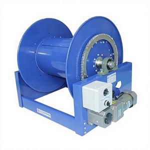 Tuyau d'arrosage et équipement 100m Tambour à eau et à incendie Type de tuyau vide Bobines de tuyau en métal Aluminium Poignée télescopique 50KG HR04 - Product Image 1