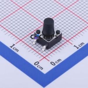 K2-6639SP-I3SC-04 Tactile Switch SMD-4P,6x6mm Switch 1.8N Vertical Mount 6mm 6mm - Product Image 1
