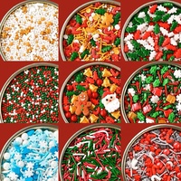 Multicolor Sugar Pearls Cake Sprinkles & Jimmies Baking Decoration Flavoring Agents Baiwei Brand