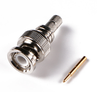 Connecteur RF à faible perte Raynool 50 Ohm BNC mâle droit ou à angle droit à sertir DC~4GHz IP55 pour câbles RG58 RG142 LMR195 LMR200